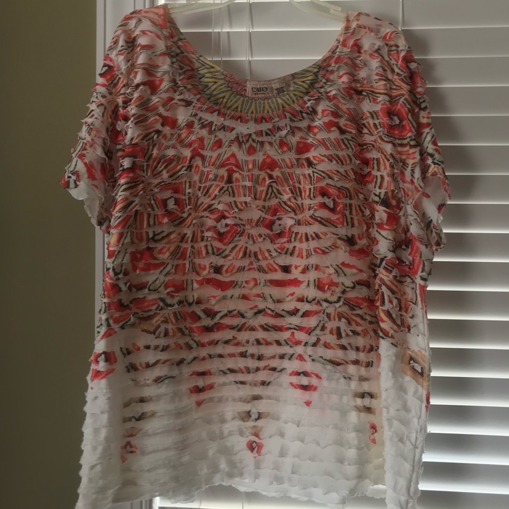 Ruffle tier shirt